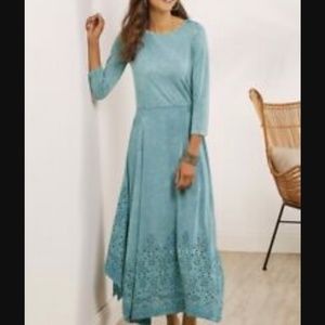Soft Surroundings Casablanca Dress in Whisper Blue